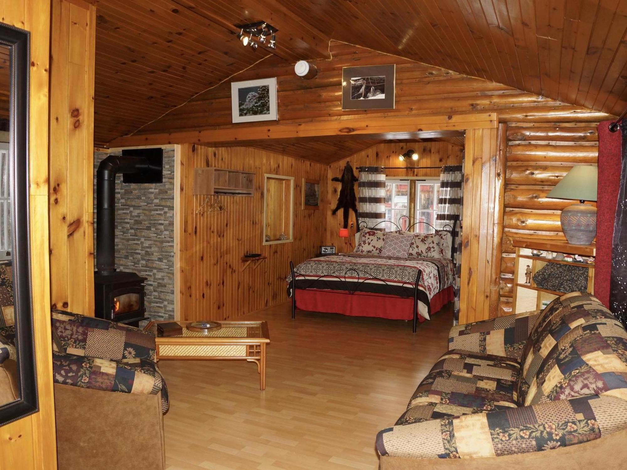 Domaine Le Bostonnais - Le Village En Bois Rond La Tuque Δωμάτιο φωτογραφία